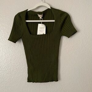 NWT Sezane Remy Top L